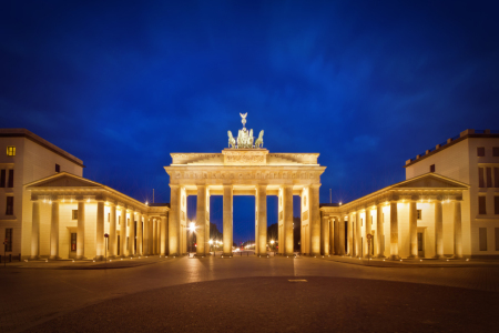 Bild-Nr: 12913327 Brandenburger Tor in Berlin zur blauen Stunde Erstellt von: Melanie Viola