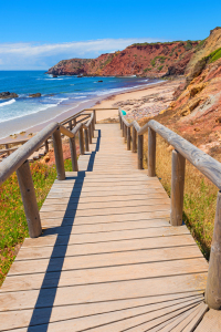 Bild-Nr: 12913331 Holzsteg zur Praia do Amado Portugal Erstellt von: SusaZoom