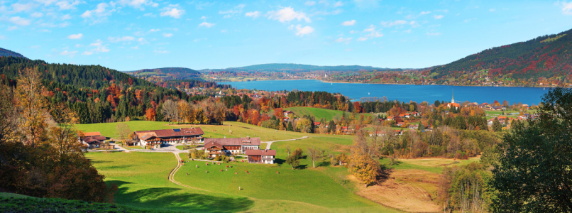 Bild-Nr: 12914279 Tegernseeblick vom Bucherhang im Herbst Erstellt von: SusaZoom
