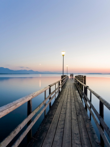Bild-Nr: 12914610 Steg am Chiemsee im Chiemgau in Bayern Erstellt von: dieterich