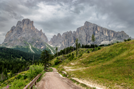 Bild-Nr: 12914793 Langkofel und Plattkofel Erstellt von: DirkR