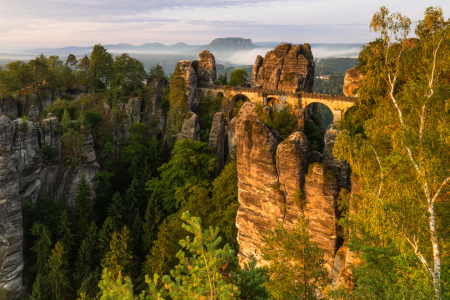 Bild-Nr: 12915848 Sommermorgen an der Bastei Erstellt von: Daniela Beyer