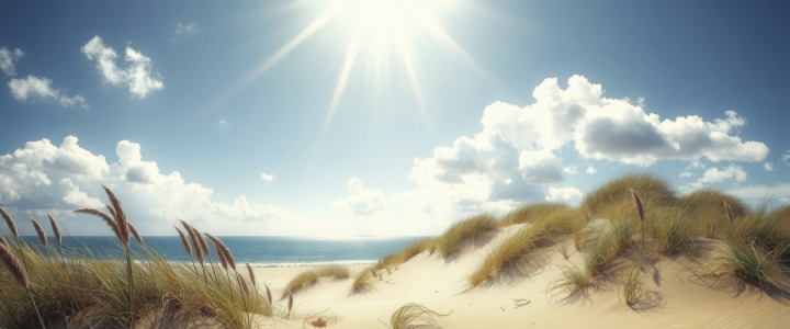 Bild-Nr: 12916003 Morgenfrische am Strand KI Erstellt von: XYRIUS