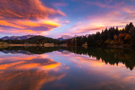 Bild-Nr: 12918486 Geroldsee im Karwendel im Sonnenuntergang Erstellt von: Martin Martin Wasilewski