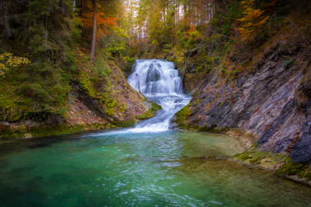 Bild-Nr: 12918699 Isar Wasserfall im Herbst Erstellt von: Martin Martin Wasilewski