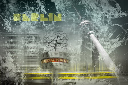 Bild-Nr: 12919530 City-Art BERLIN Alexanderplatz Collage Erstellt von: Melanie Viola