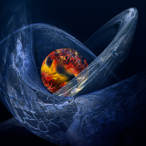 Bild-Nr: 12922357 Flammenherz im Eis Erstellt von: Tex