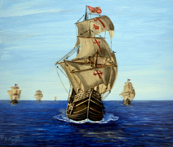 Bild-Nr: 12923770 Magellans Flotte Erstellt von: SchmidtArt