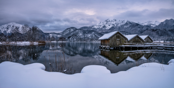 Bild-Nr: 12926295 Winter am Kochelsee Oberbayern Erstellt von: Achim Thomae