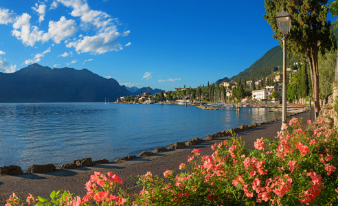 Bild-Nr: 12928595 Seepromenade Malcesine am Gardasee Erstellt von: SusaZoom