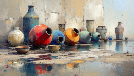 Bild-Nr: 12932940 Amphoren KI Erstellt von: XYRIUS