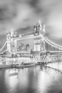 Bild-Nr: 12934101 LONDON Monochrome Tower Bridge im Abendlicht Erstellt von: Melanie Viola