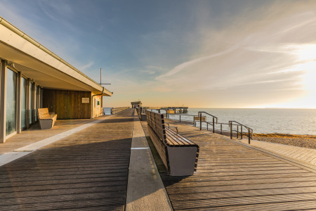 Bild-Nr: 12934343 Seebrücke Haffkrug im Morgenlicht Erstellt von: Ursula Reins