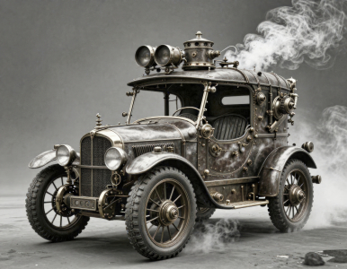 Bild-Nr: 12935142 Oldtimer Steampunk KI Erstellt von: XYRIUS