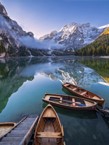 Bild-Nr: 12935635 Pragser Wildsee im Herbst Erstellt von: Achim Thomae