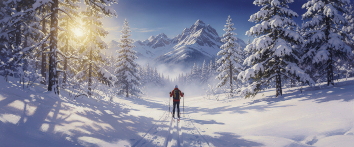 Bild-Nr: 12935701 Langlauf KI Erstellt von: XYRIUS