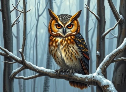 Bild-Nr: 12936411 Stolze Eule KI Erstellt von: XYRIUS