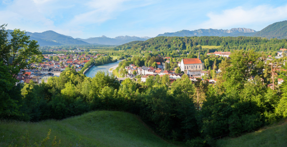 Bild-Nr: 12936677 Blick vom Kalvarienberg Bad Tölz Erstellt von: SusaZoom