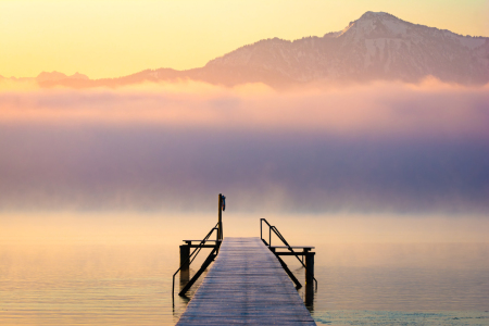 Bild-Nr: 12937812 Steg am Chiemsee im Winter Erstellt von: Martin Martin Wasilewski