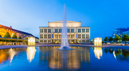 Bild-Nr: 12938154 Oper am Augustusplatz in Leipzig bei Nacht Erstellt von: dieterich