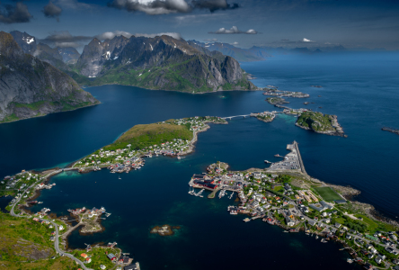 Bild-Nr: 12938665 Küstenlandschaft auf den Lofoten in Norwegen Erstellt von: grafxart