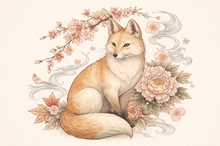 Bild-Nr: 12939716 Der Wächter der Kirschblüten KI Erstellt von: gabii40