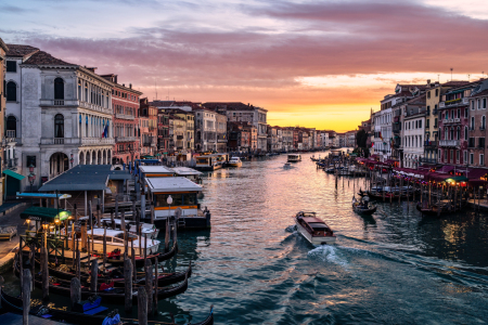Bild-Nr: 12939779 Sonnenuntergang in Venedig Erstellt von: Achim Thomae