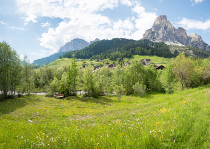 Bild-Nr: 12940597 Corvara mit Gaderfluss und Sassongher Erstellt von: SusaZoom
