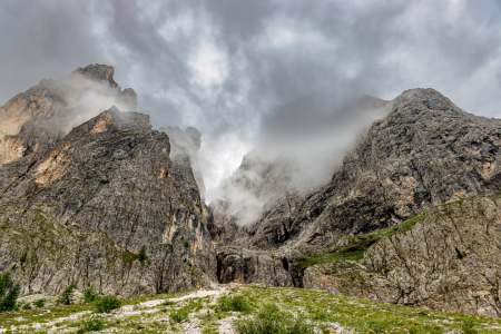 Bild-Nr: 12942519 Langkofel und Plattkofel Erstellt von: DirkR
