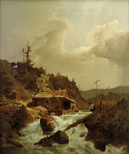 Bild-Nr: 30000006 A.Achenbach, Norwegische Landschaft Erstellt von: Achenbach, Andreas