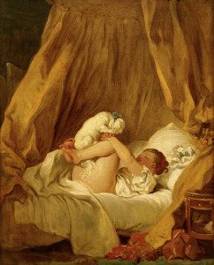 Bild-Nr: 30000222 J.-H.Fragonard, Mädchen mit Hund Erstellt von: Fragonard, Jean-Honoré