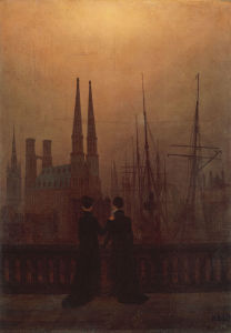 Bild-Nr: 30000246 C.D.Friedrich / Nächtlicher Hafen Erstellt von: Friedrich, Caspar David