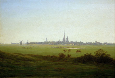Bild-Nr: 30000300 Friedrich/Meadows near Greifswald/c.1815 Erstellt von: Friedrich, Caspar David