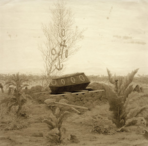 Bild-Nr: 30000348 Friedrich / Coffin on a fresh grave Erstellt von: Friedrich, Caspar David