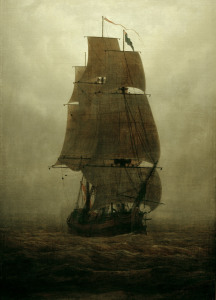Bild-Nr: 30000350 Friedrich/Sailing ship in the fog/c.1815 Erstellt von: Friedrich, Caspar David