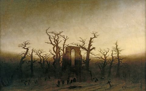 Bild-Nr: 30000390 C.D.Friedrich, Abtei im Eichwald Erstellt von: Friedrich, Caspar David