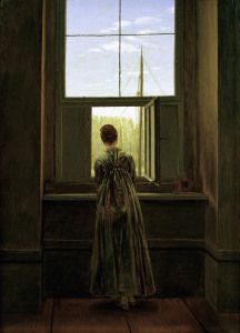 Bild-Nr: 30000396 Friedrich / Woman at the window / 1822 Erstellt von: Friedrich, Caspar David