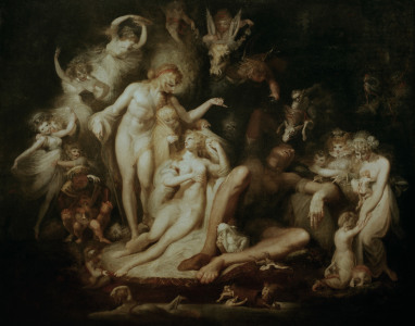 Bild-Nr: 30000426 J.H.Füssli /Titania's awakening /c.1785 Erstellt von: Füssli, Johann Heinrich d.J.