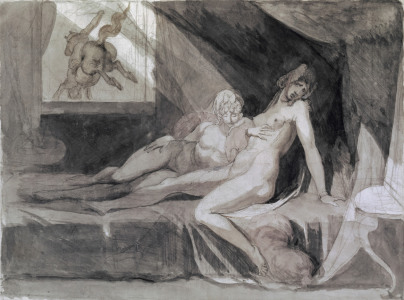 Bild-Nr: 30000486 Füssli / The Nightmare / Watercolour Erstellt von: Füssli, Johann Heinrich d.J.