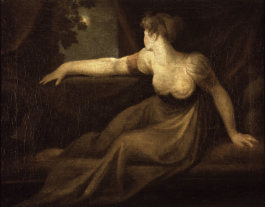 Bild-Nr: 30000502 Fuseli / Lady at the Window, Moonlight Erstellt von: Füssli, Johann Heinrich d.J.