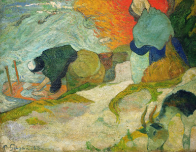 Bild-Nr: 30000590 P.Gauguin,Wäscherinnen am Roubine-du-Roi Erstellt von: Gauguin, Paul