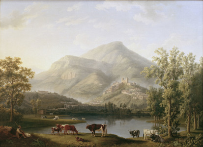 Bild-Nr: 30000958 Hackert / Landscape near Itri / 1788 Erstellt von: Hackert, Philipp