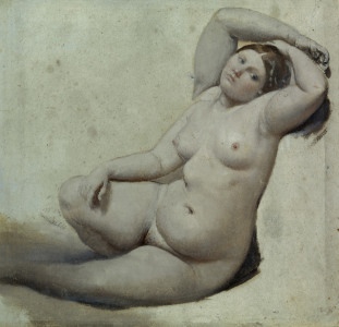 Bild-Nr: 30001180 Ingres / Study for Turikish Bath / 1859 Erstellt von: Ingres, Jean-Auguste-Dominique