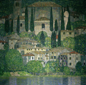 Bild-Nr: 30001210 Gustav Klimt, Kirche in Cassone Erstellt von: Klimt, Gustav