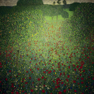 Bild-Nr: 30001232 Gustav Klimt, Mohnwiese Erstellt von: Klimt, Gustav