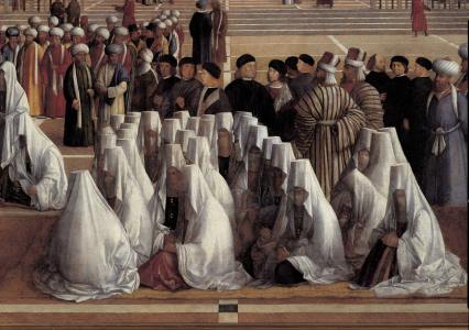 Bild-Nr: 30001342 G.Bellini /Sermon of St.Mark, Detail Erstellt von: Bellini, Giovanni