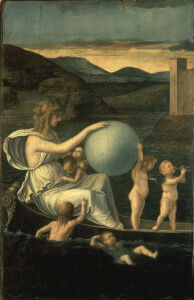 Bild-Nr: 30001382 G.Bellini, Fortuna-Melancholia /painting Erstellt von: Bellini, Giovanni