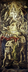 Bild-Nr: 30001518 El Greco / Baptism of Christ / 1596 Erstellt von: Greco, El (Domenikos Theotokopoulos)