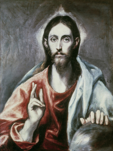 Bild-Nr: 30001540 El Greco/ Salvator Mundi/ um 1600 Erstellt von: Greco, El (Domenikos Theotokopoulos)