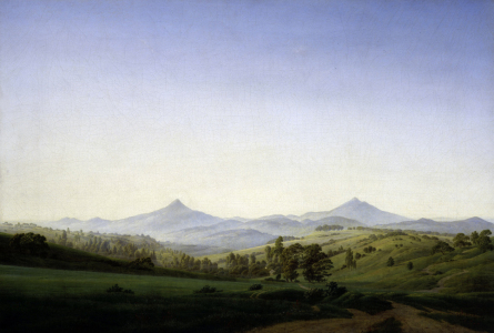 Bild-Nr: 30001566 Friedrich / Bohemian landscape / 1808 Erstellt von: Friedrich, Caspar David